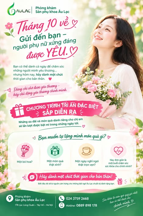 Tháng 10 về, Gửi đến bạn – người Phụ Nữ xứng đáng được YÊU